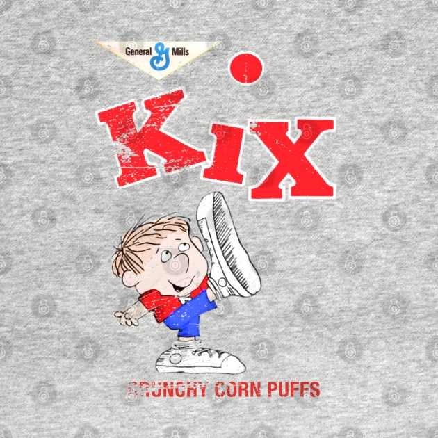 Distressed Vintage Style KiX - Kids love Kix for what Kix has got. Moms love Kix for what Kix has not by offsetvinylfilm